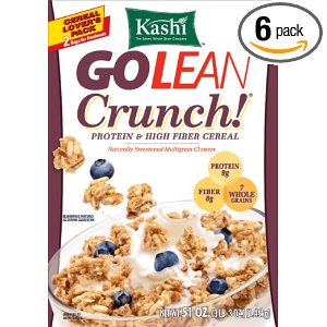 6-Pack 15 Oz Kashi GoLean Crunch! Cereal $13 @Amazon 