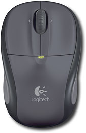 Logitech V220 Cordless Optical Laptop Mouse (Black) $7.99 FS @Best buy 