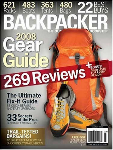 Backpacker Magazine subscription 3 years $9.99 at Discount Magazines 