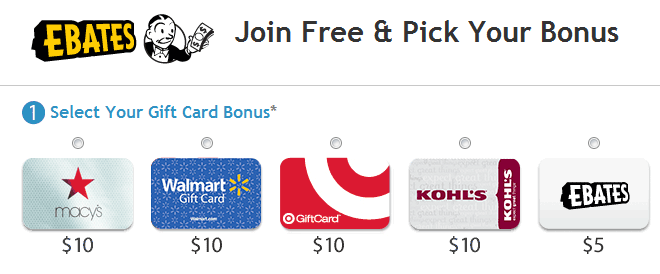 Ebates Sign up Bonus