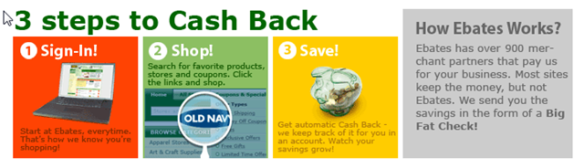 Ebates Cash Back Shopping