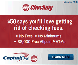 Capital One 360 $50 Bonus